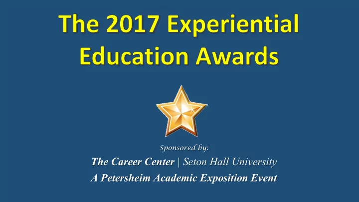 the career center seton hall university