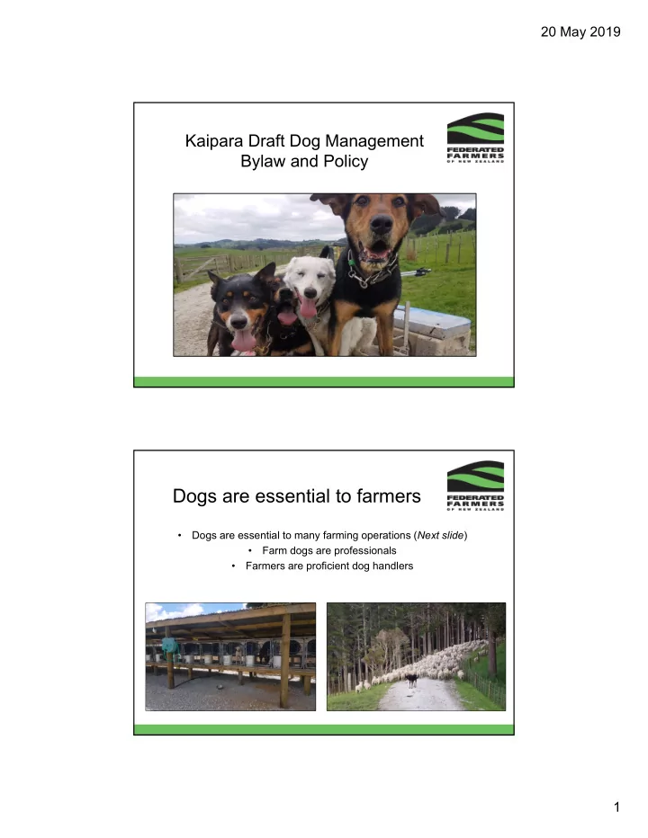 dogs are essential to farmers