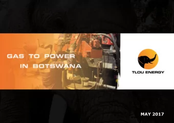 MAY 2017  www.tlouenergy.com  DISCLAIMER  1  This presentation (Presentation) has been prepared by