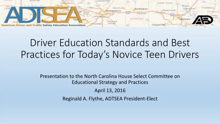 driver education standards and best