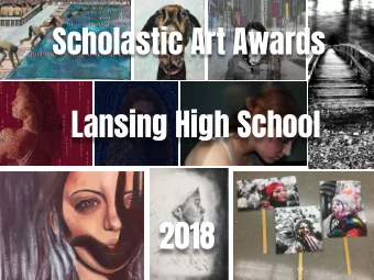 Scholastic Art Awards  Lansing High School  2018 Nellie , Bridget Alano, Honorable Mention in Mixed