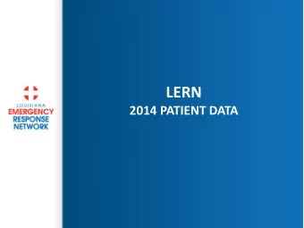 Annual Volume  LERN Patient Monthly Volumes by Calendar Year  1600  1400  1200  1000  800  600  400