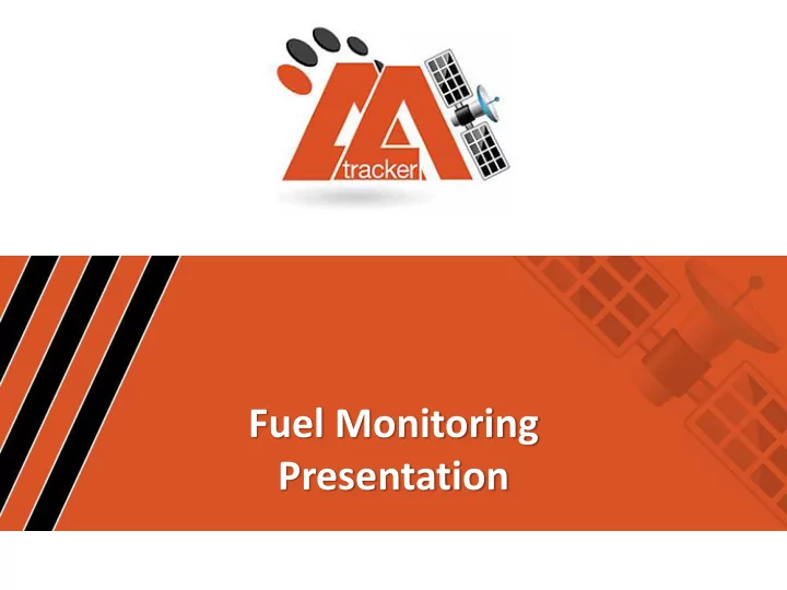 fuel monitoring
