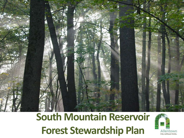 forest stewardship plan remember this