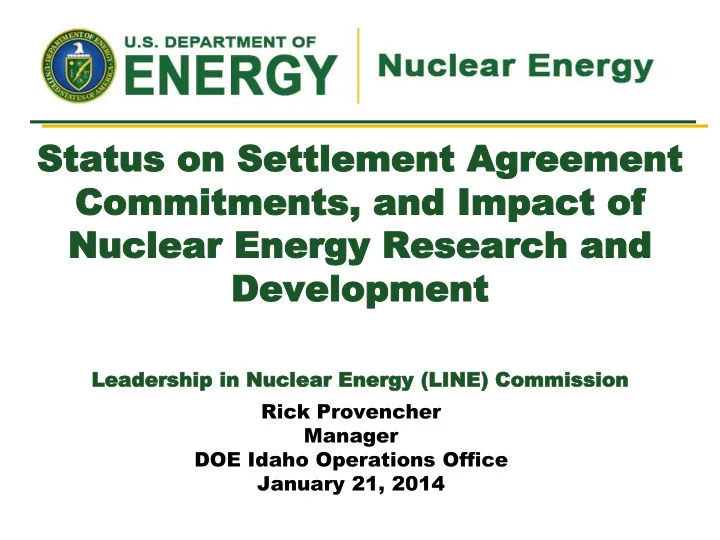 com commitmen mitments and impac ts and impact of t of