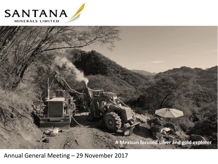 annual general meeting 29 november 2017 dis isclaim imer