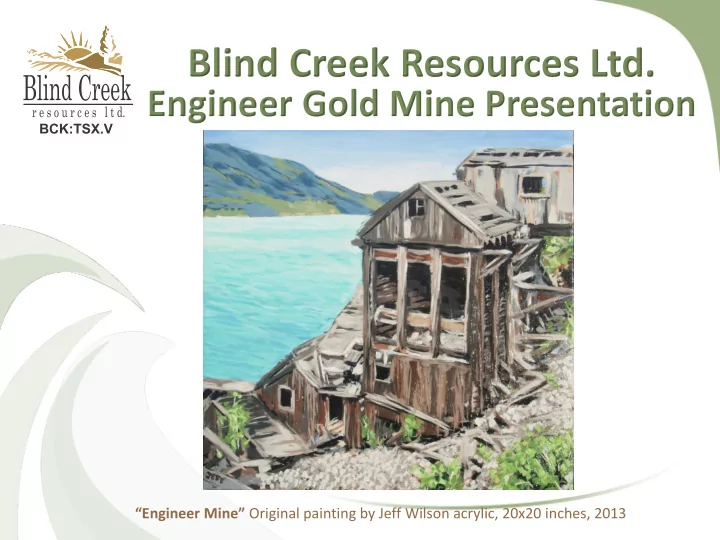 blind creek resources ltd