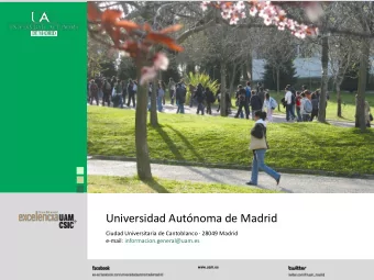 Universidad Autnoma de Madrid  Ciudad Universitaria de Cantoblanco  28049 Madrid  e-mail: