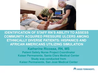 IDENTIFICATION OF STAFF RNS ABILITY TO ASSESS  COMMUNITY ACQUIRED PRESSURE ULCERS AMONG