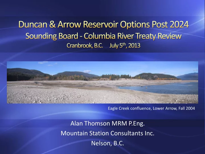 alan thomson mrm p eng