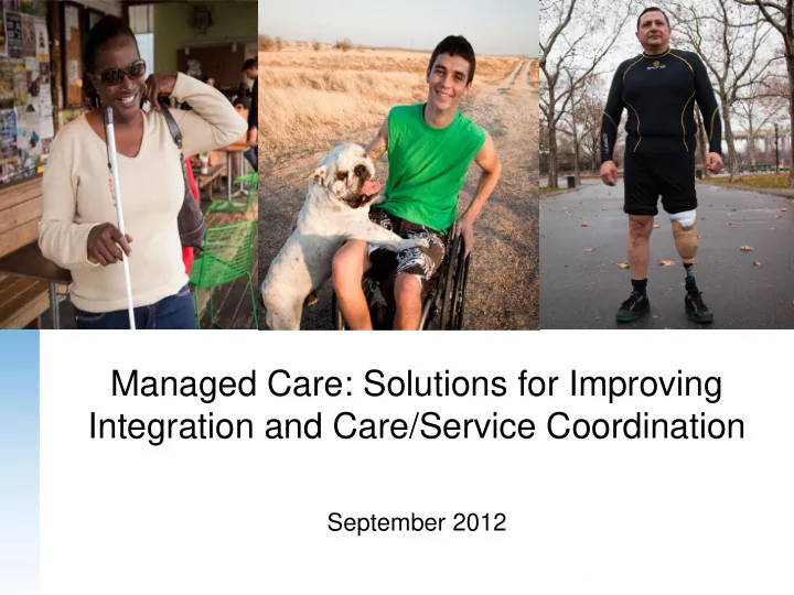 integration and care service coordination