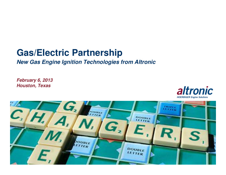 gas electric partnership