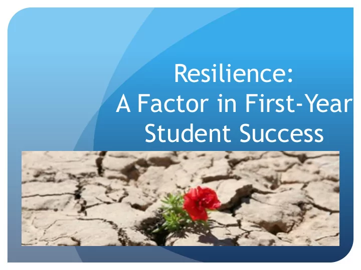 student success