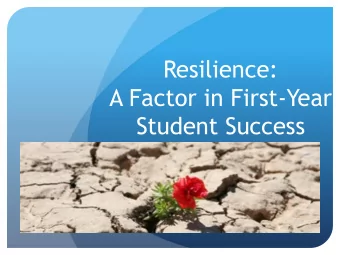 Student Success  Stuart Hunter  Associate Vice President for University 101 Programs  and the