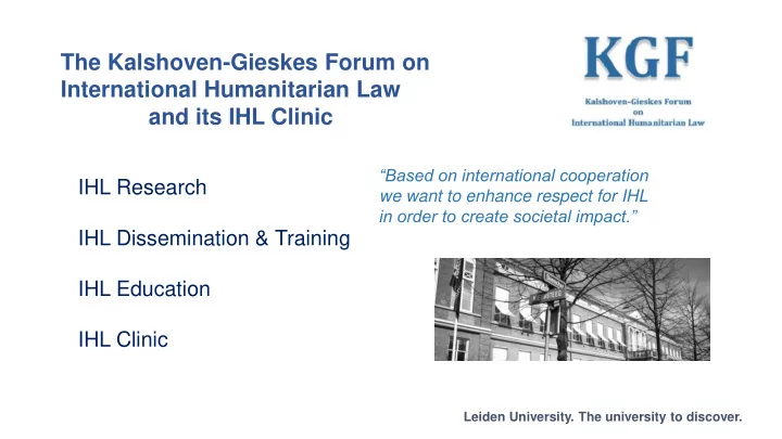 international humanitarian law