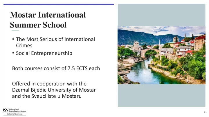 mostar international