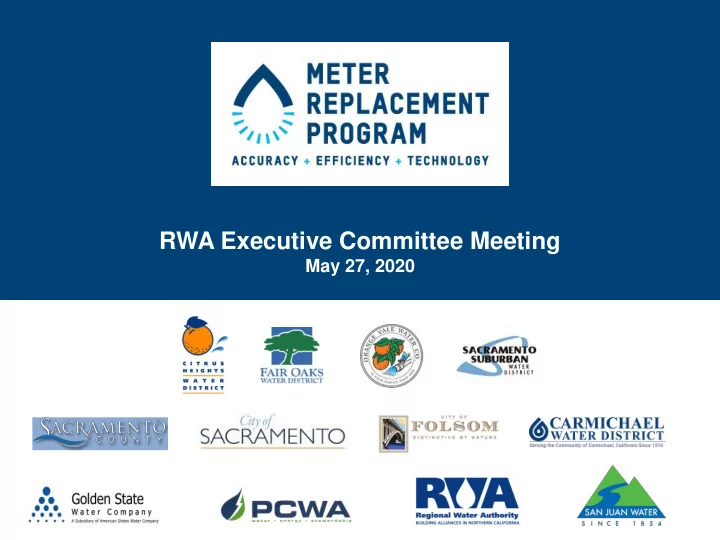 rwa executive committee meeting