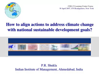 How to align actions to address climate change  limate change  How to align actions to address c