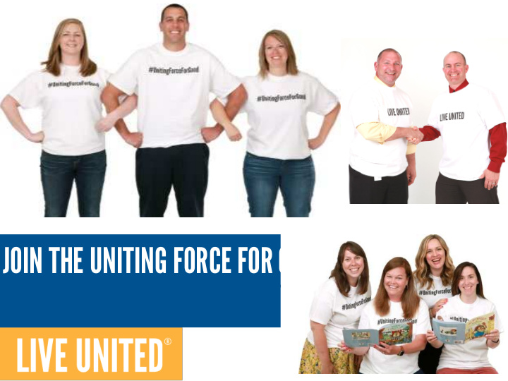 join the uniting force for good today s agenda