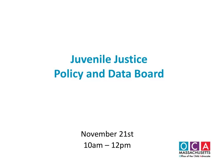 policy and data board