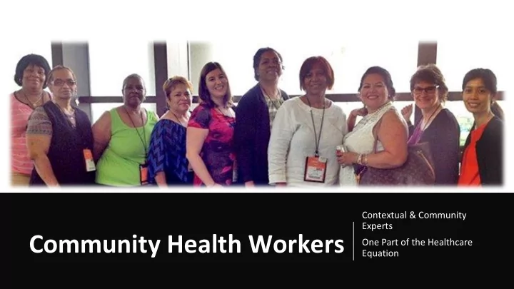 community health workers