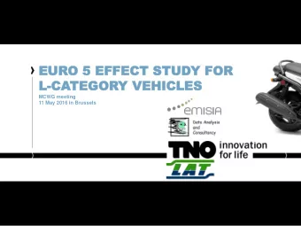 EUR  EURO 5  O 5 EFFE  EFFECT  CT ST  STUD  UDY FOR  Y FOR  L-CA  CATE  TEGOR  GORY  Y VEHIC