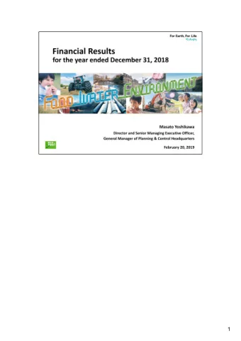 1  2   A decrease in profit before income taxes includes the effect of gain on sales of