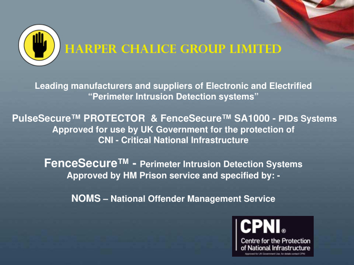 harper chalice group limited
