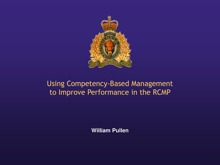 using competency based management