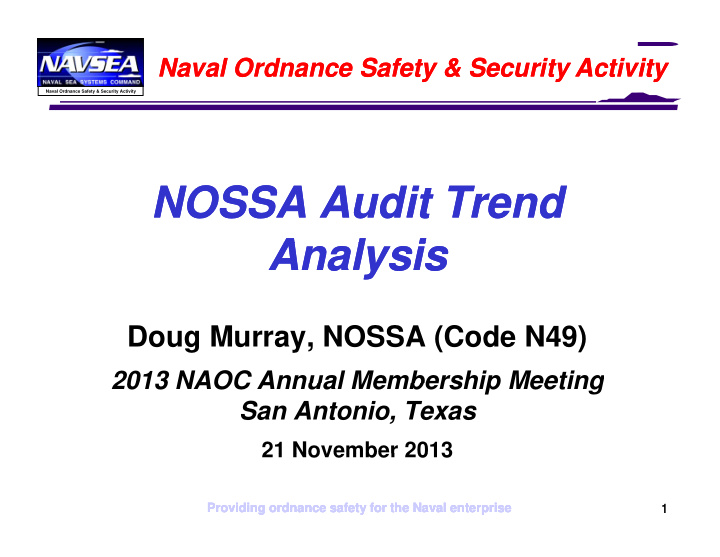 nossa audit trend nossa audit trend a analysis analysis a