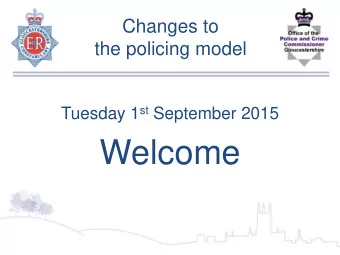 Welcome  Programme &amp; strategic  objectives  Programme objectives  Strategic objectives