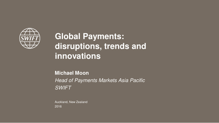 global payments disruptions trends and innovations