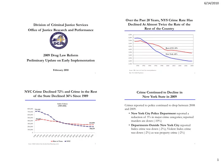 office of justice research and performance