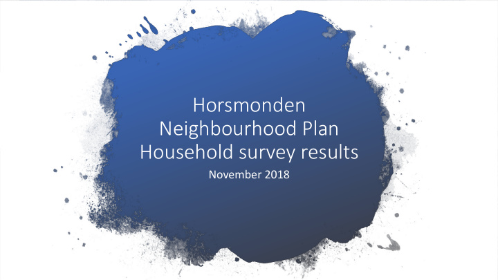 neighbourhood plan
