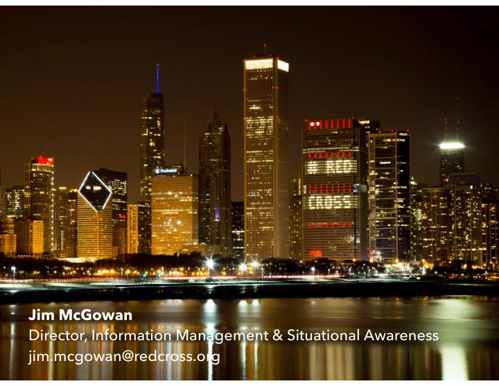 jim mcgowan director information management situational