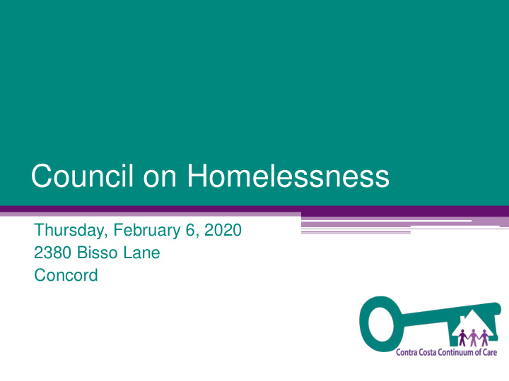 council on homelessness