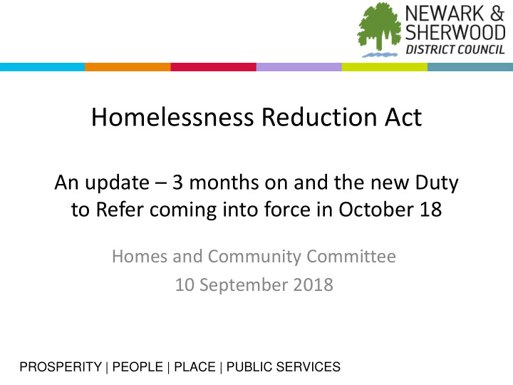 homelessness reduction act