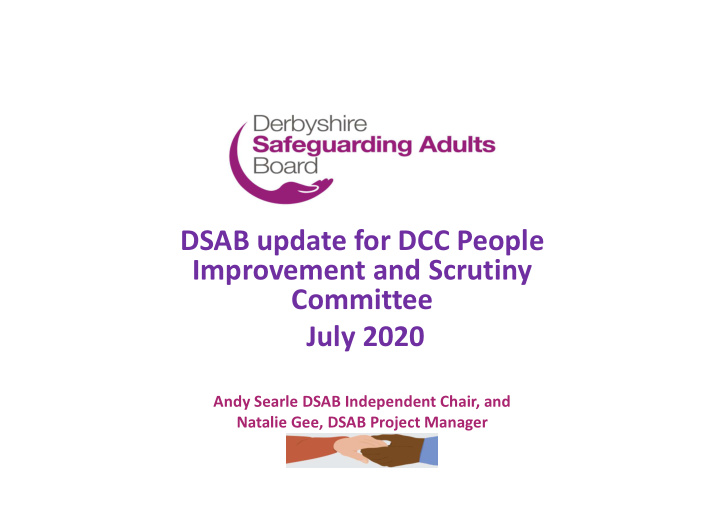 dsab update for dcc people improvement and scrutiny