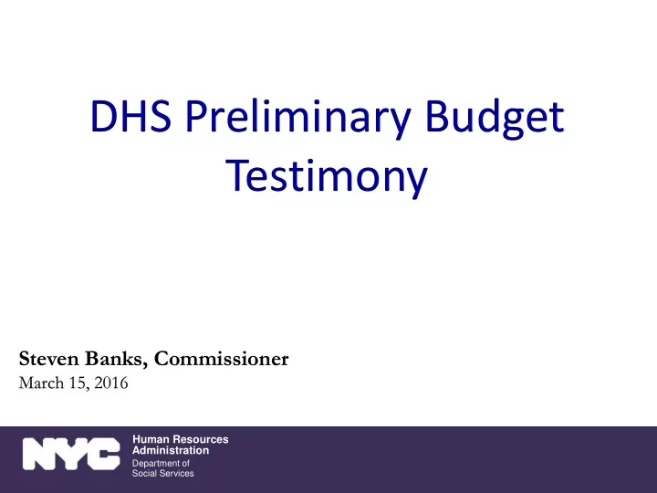 testimony