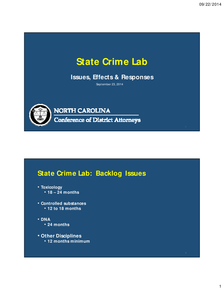 state crime lab