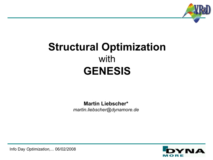 structural optimization