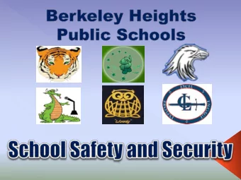 Administrators  Food Service Director  Nurse  Guidance Director