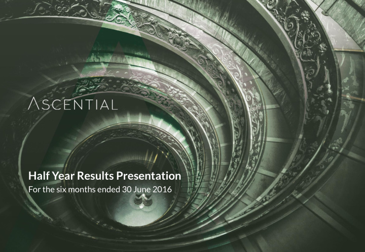 half year results presentation