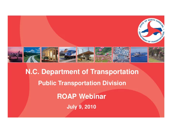 n c department of transportation