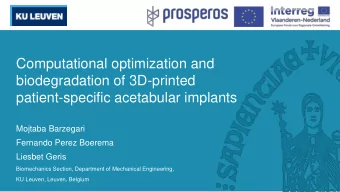 patient-specific acetabular implants  Mojtaba Barzegari  Fernando Perez Boerema  Liesbet Geris