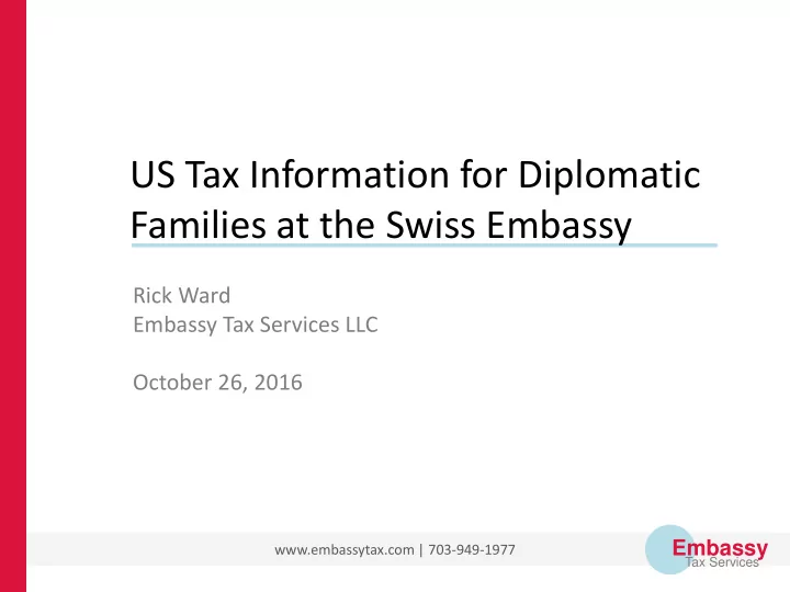 families at the swiss embassy