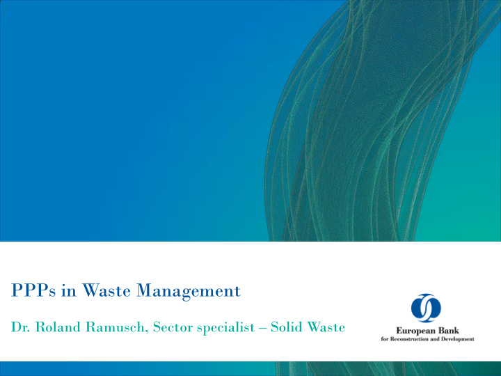 ppps in waste management