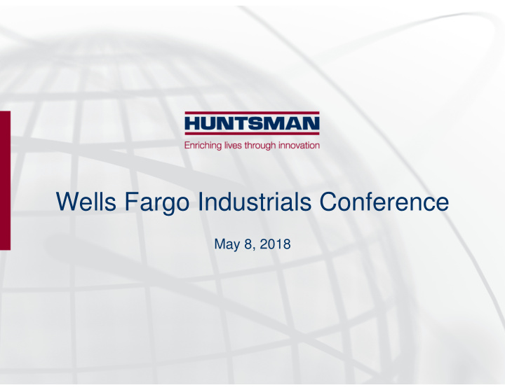 wells fargo industrials conference