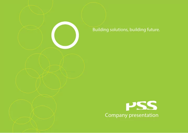 company presentation