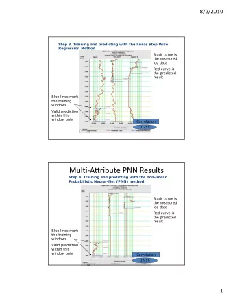 Multi-Attribute PNN Results